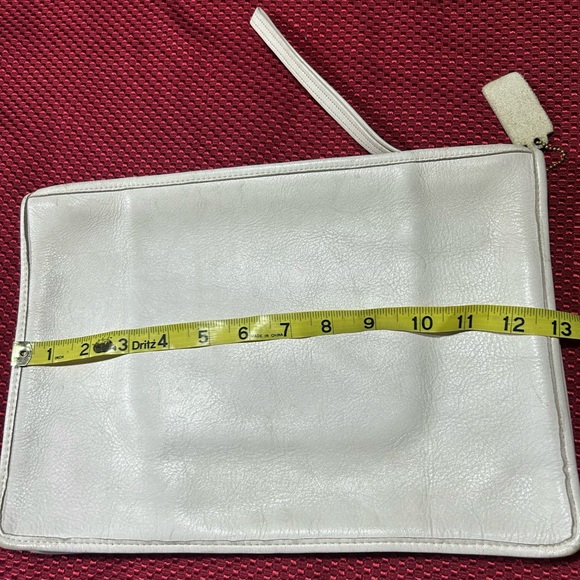 Very Rare 1960’s Vintage Large COACH Flat Envelope Bag/Wristlet - Picture 11 of 14